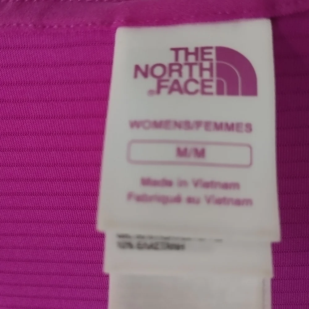 The North Face Floral Vaporwick Lightweight Hooded Shirt Top M - Picture 4 of 5